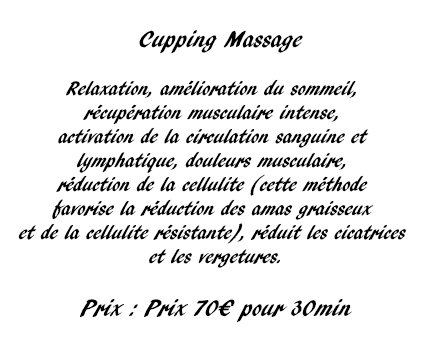Modelage Anti Stress à la Fleur de Bach